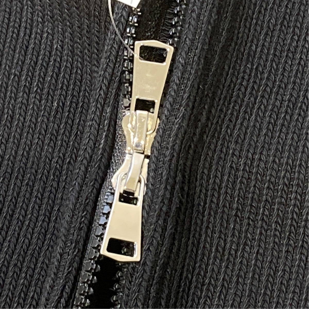 KNIT ZIP HOODYニットパーカーKZH03BK