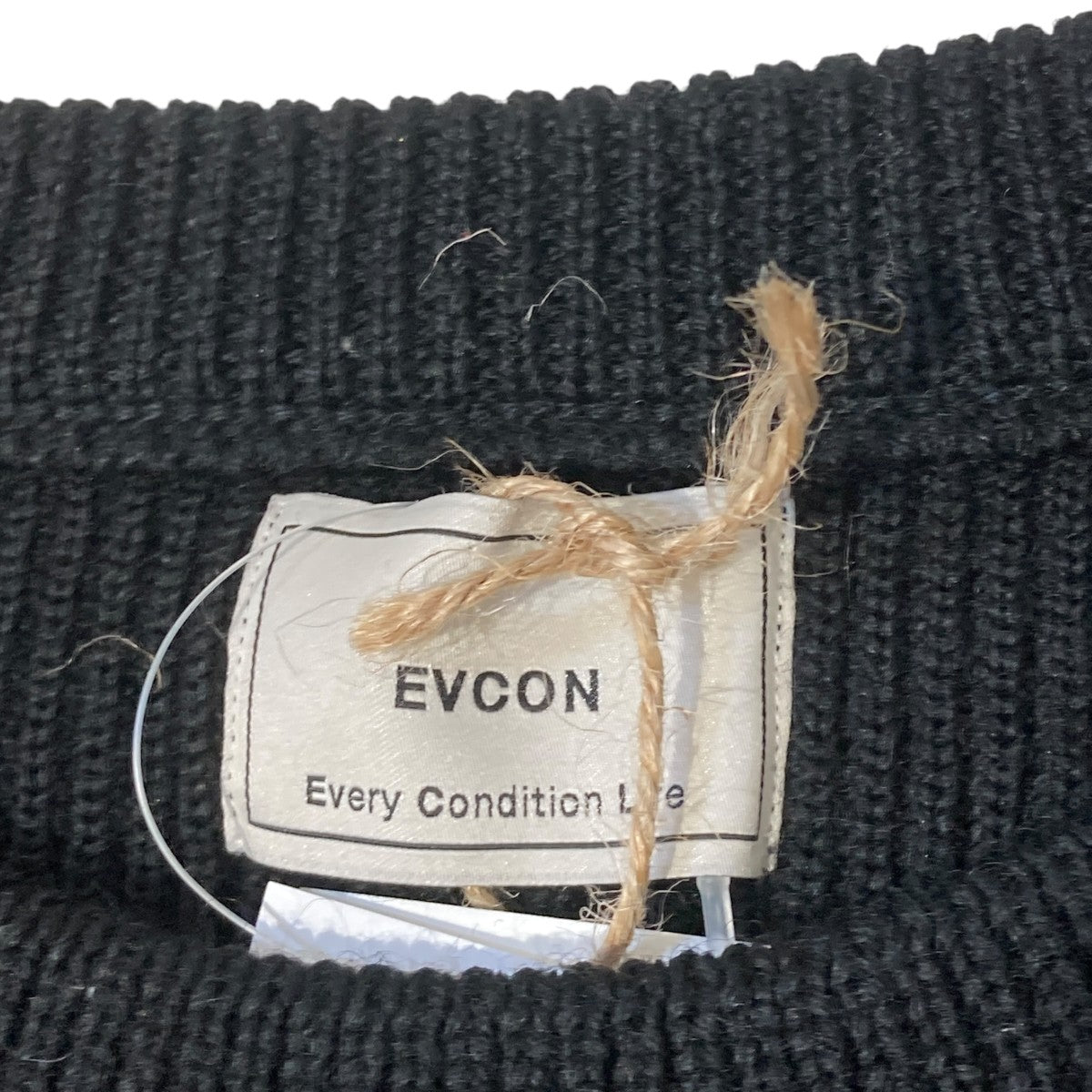 EVCON SHETLAND WOOL LOW GAUGE CREW NECK SWE ATERセーター223-91202 古着・中古-4枚目のアイテム画像