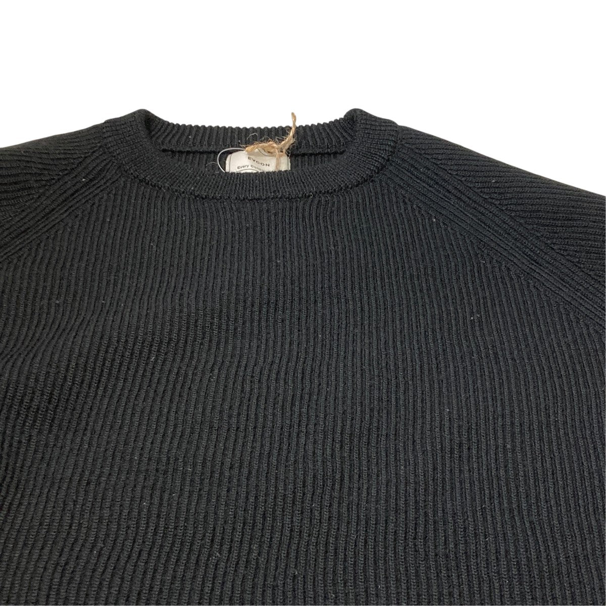 EVCON SHETLAND WOOL LOW GAUGE CREW NECK SWE ATERセーター223-91202 古着・中古-5枚目のアイテム画像