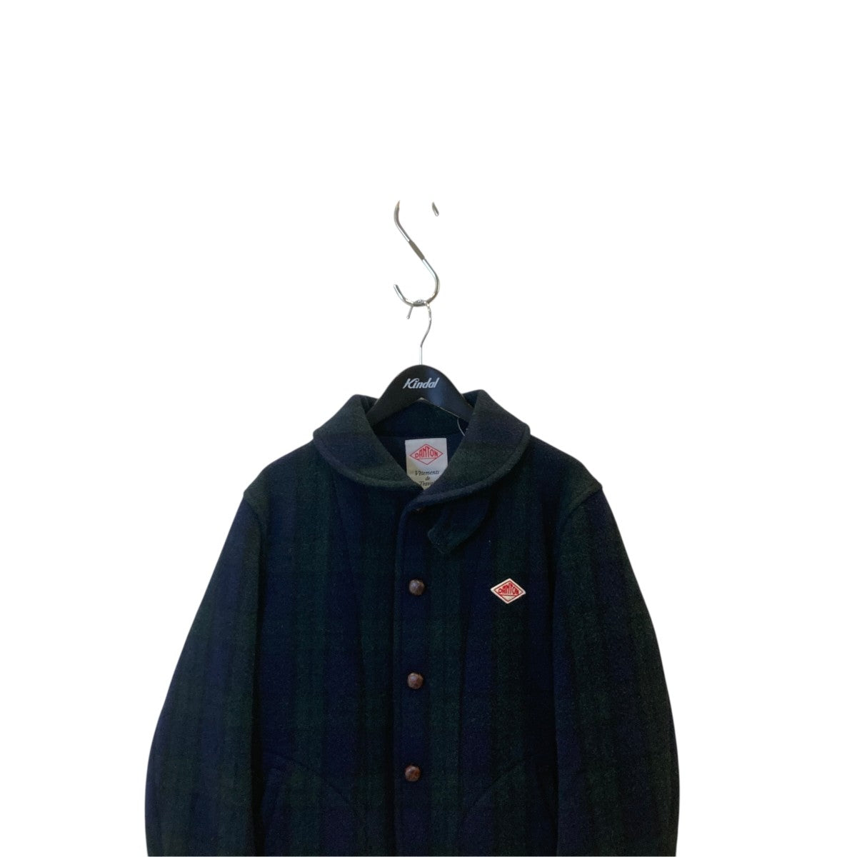 DANTON モッサー丸えりジャケットウールジャケットJD-8237 古着・中古-2枚目のアイテム画像