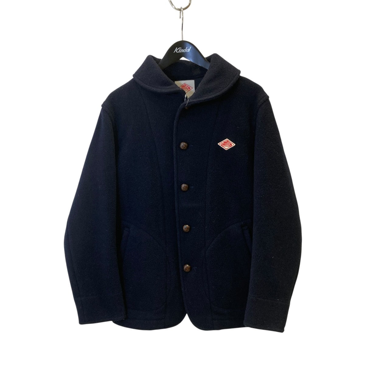 DANTON モッサー丸えりジャケットウールジャケットJD-8237 古着・中古-1枚目のアイテム画像
