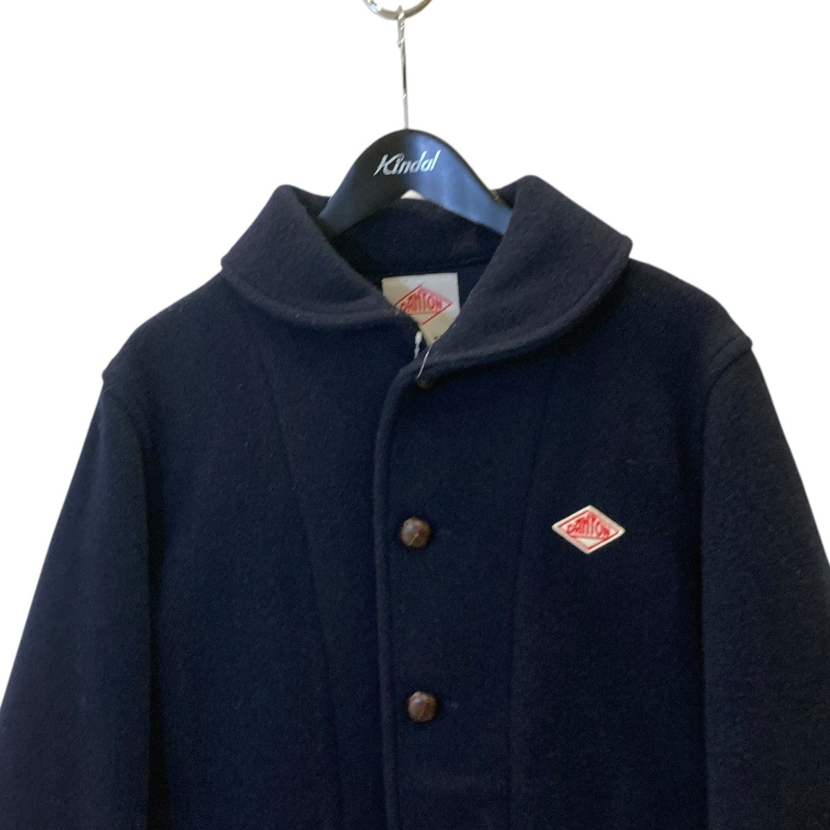 DANTON モッサー丸えりジャケットウールジャケットJD-8237 古着・中古-2枚目のアイテム画像