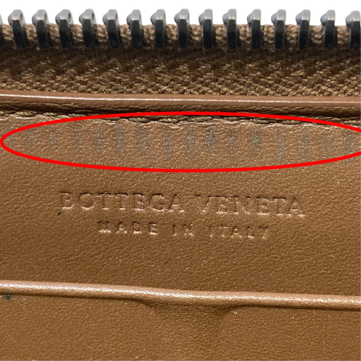 BOTTEGA VENETA イントレチャート長財布 古着・中古-7枚目のアイテム画像
