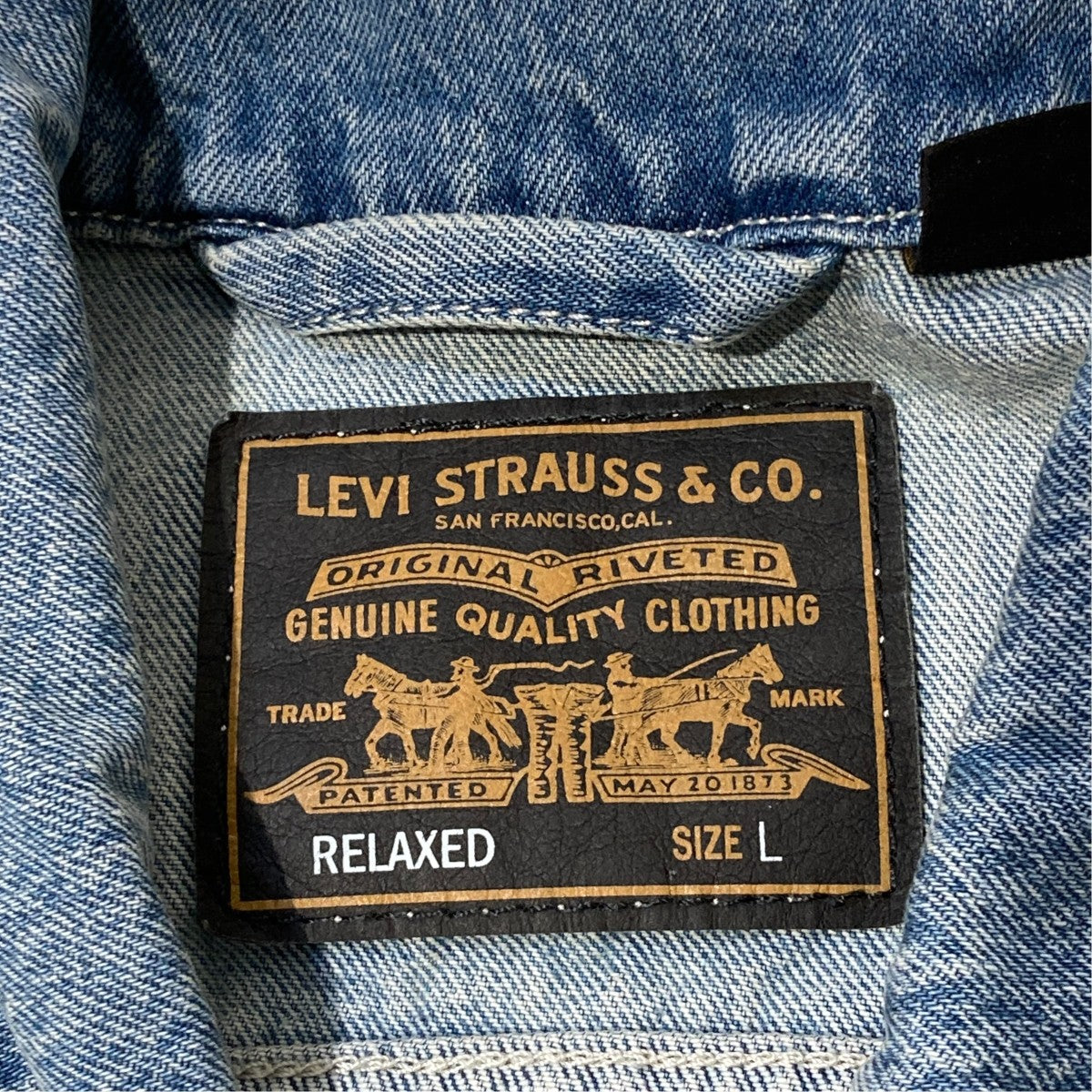 LEVI’S WORKWEAR SUNRISEデニムジャケットA4820-0031 古着・中古-4枚目のアイテム画像