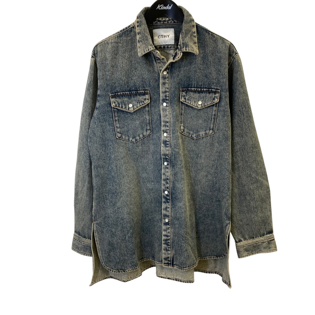 CTHY 超甘撚り DENIM SHIRTSデニムシャツ24CTHY-26 古着・中古-1枚目のアイテム画像