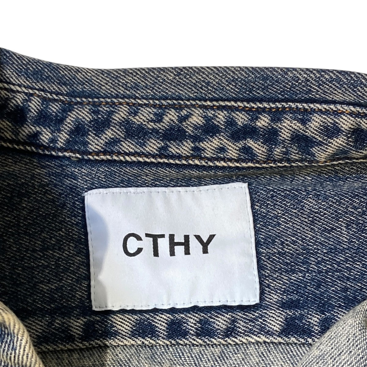 CTHY 超甘撚り DENIM SHIRTSデニムシャツ24CTHY-26 古着・中古-4枚目のアイテム画像