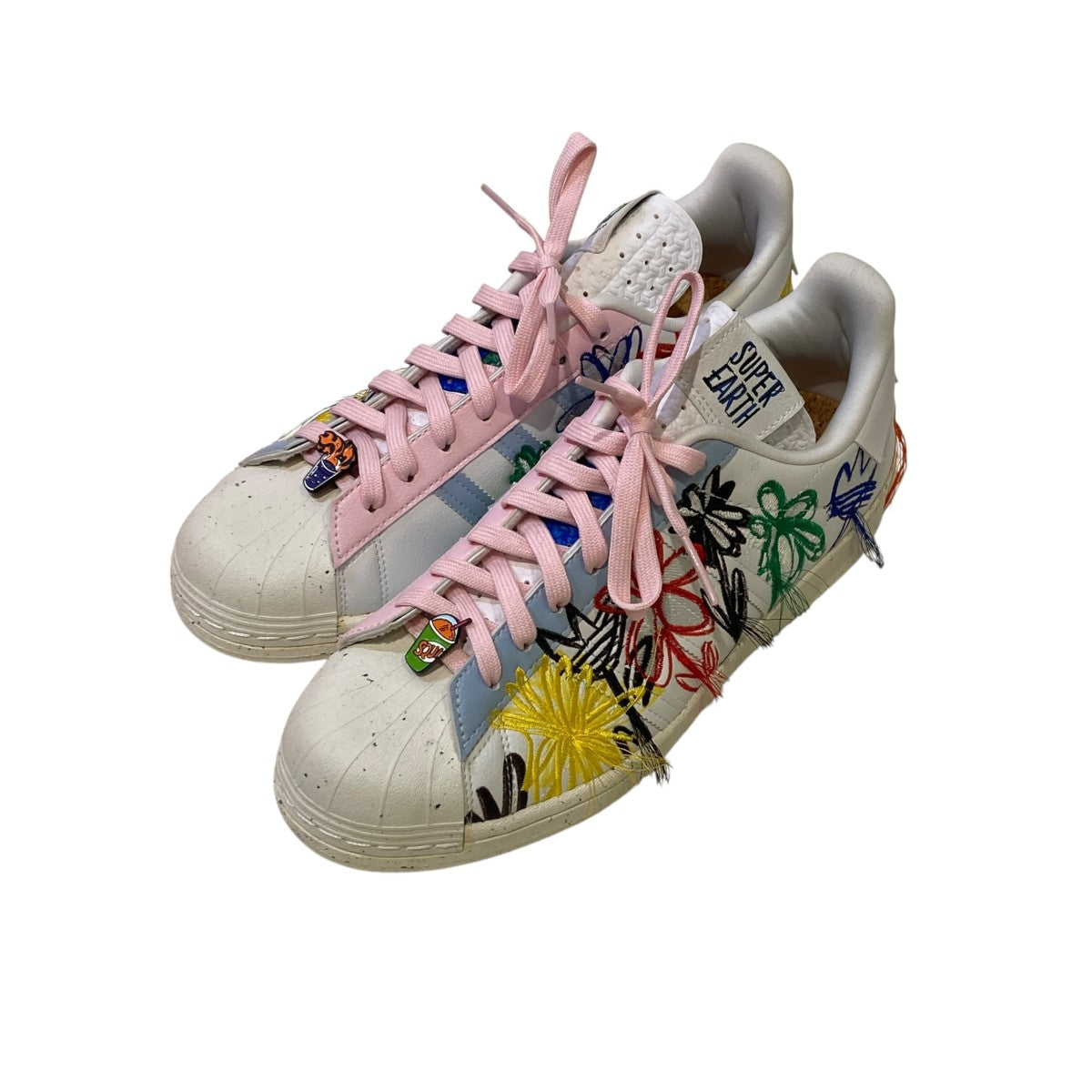 adidas×Sean Wotherspoon SUPER STAR EARTHスニーカーFZ4724 古着・中古-1枚目のアイテム画像
