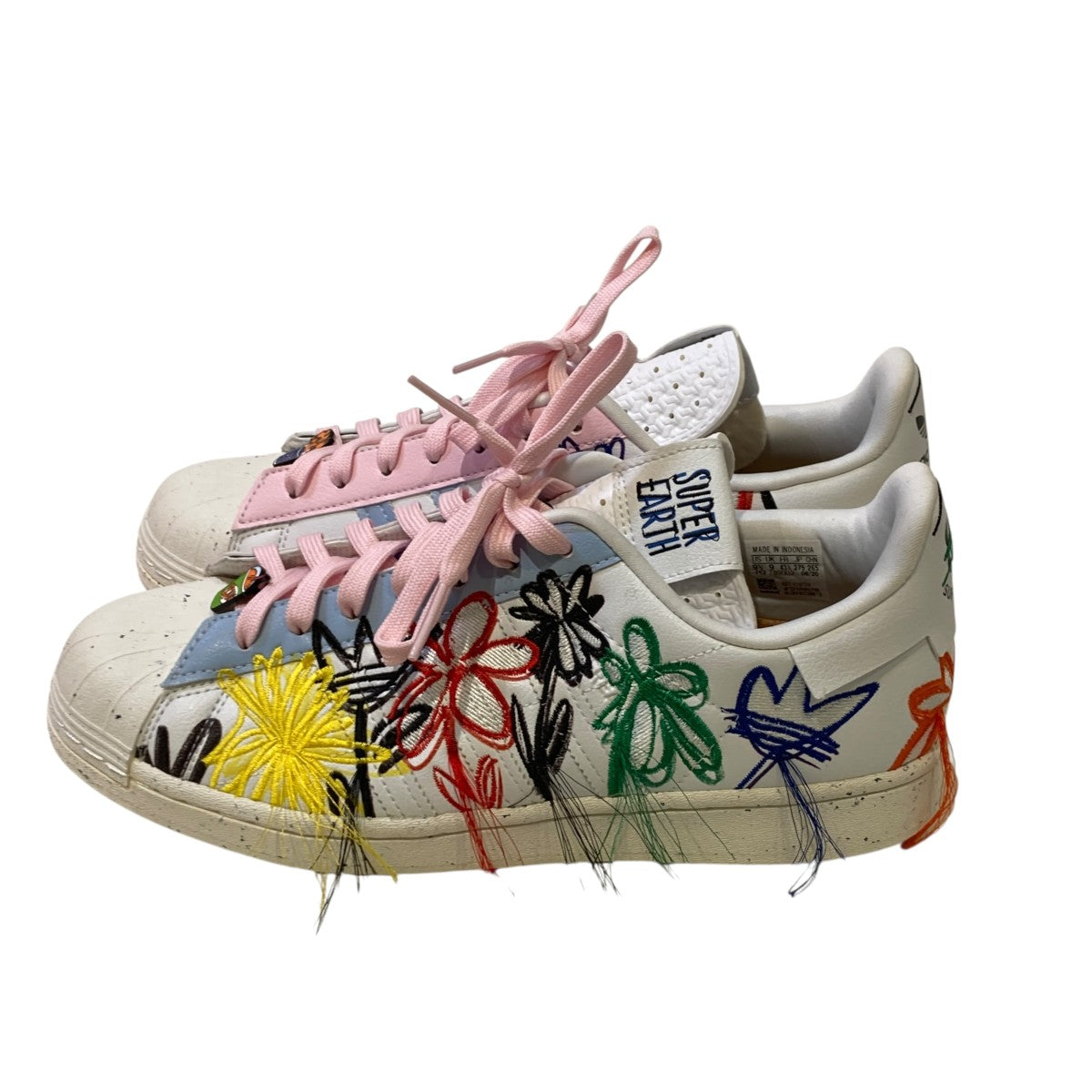 adidas×Sean Wotherspoon SUPER STAR EARTHスニーカーFZ4724 古着・中古-3枚目のアイテム画像