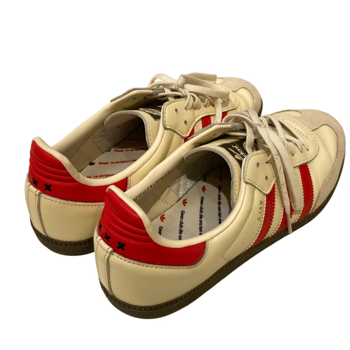 adidas originals×AJAX SAMBAスニーカーIE7684 古着・中古-2枚目のアイテム画像