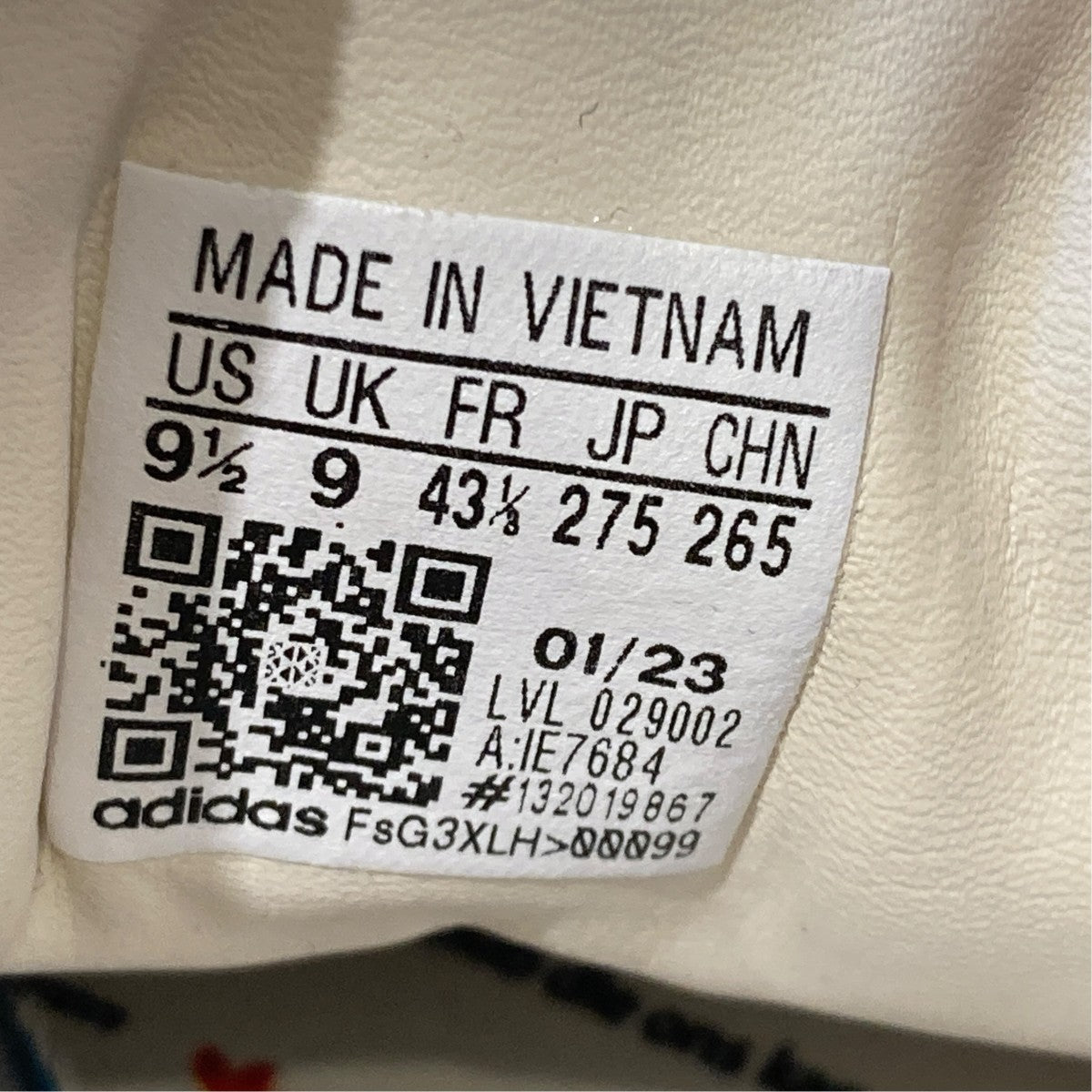 adidas originals×AJAX SAMBAスニーカーIE7684 古着・中古-8枚目のアイテム画像
