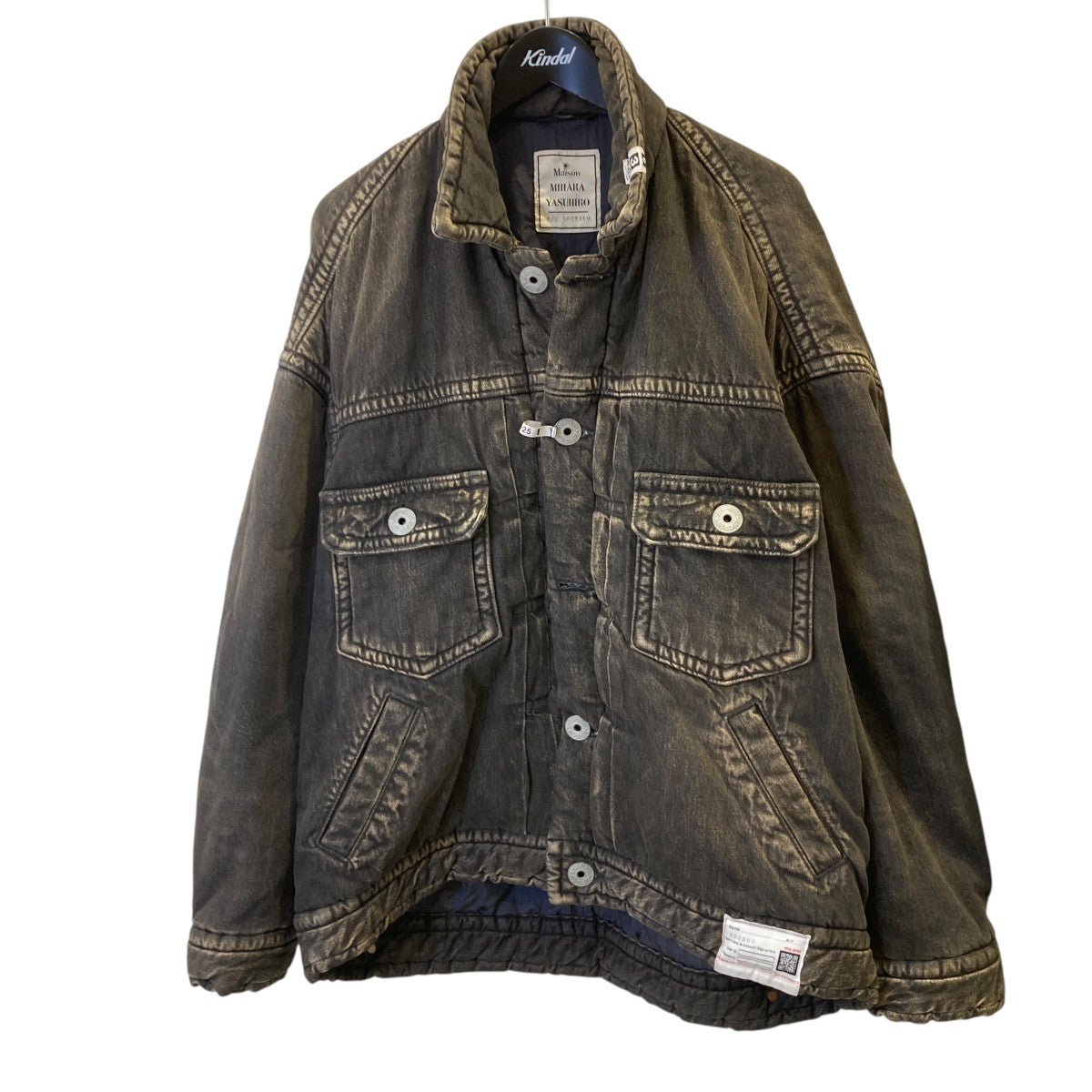 PUFFER DENIM JACKET中綿デニムジャケットA13BL026