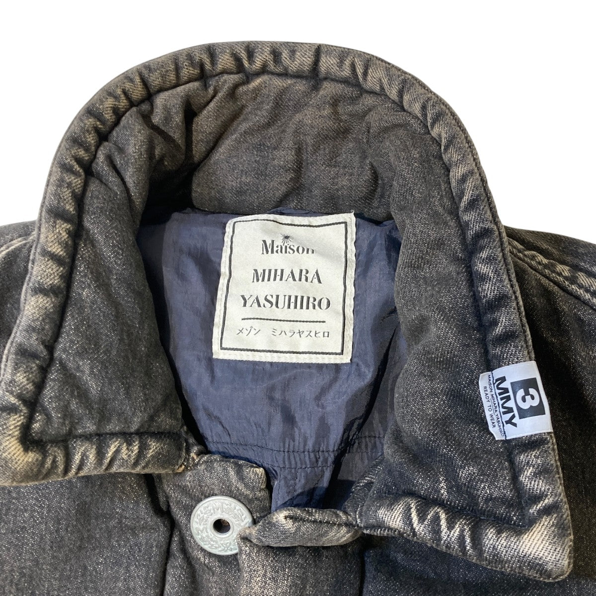 PUFFER DENIM JACKET中綿デニムジャケットA13BL026