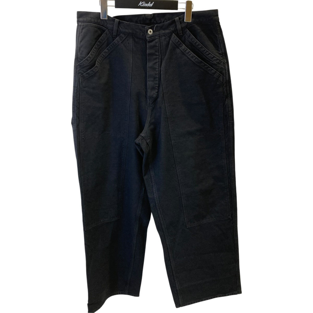 A．PRESSE Vintage Silk Hemp Double Knee Pantsデニムパンツ25AAP-04-07 古着・中古-1枚目のアイテム画像