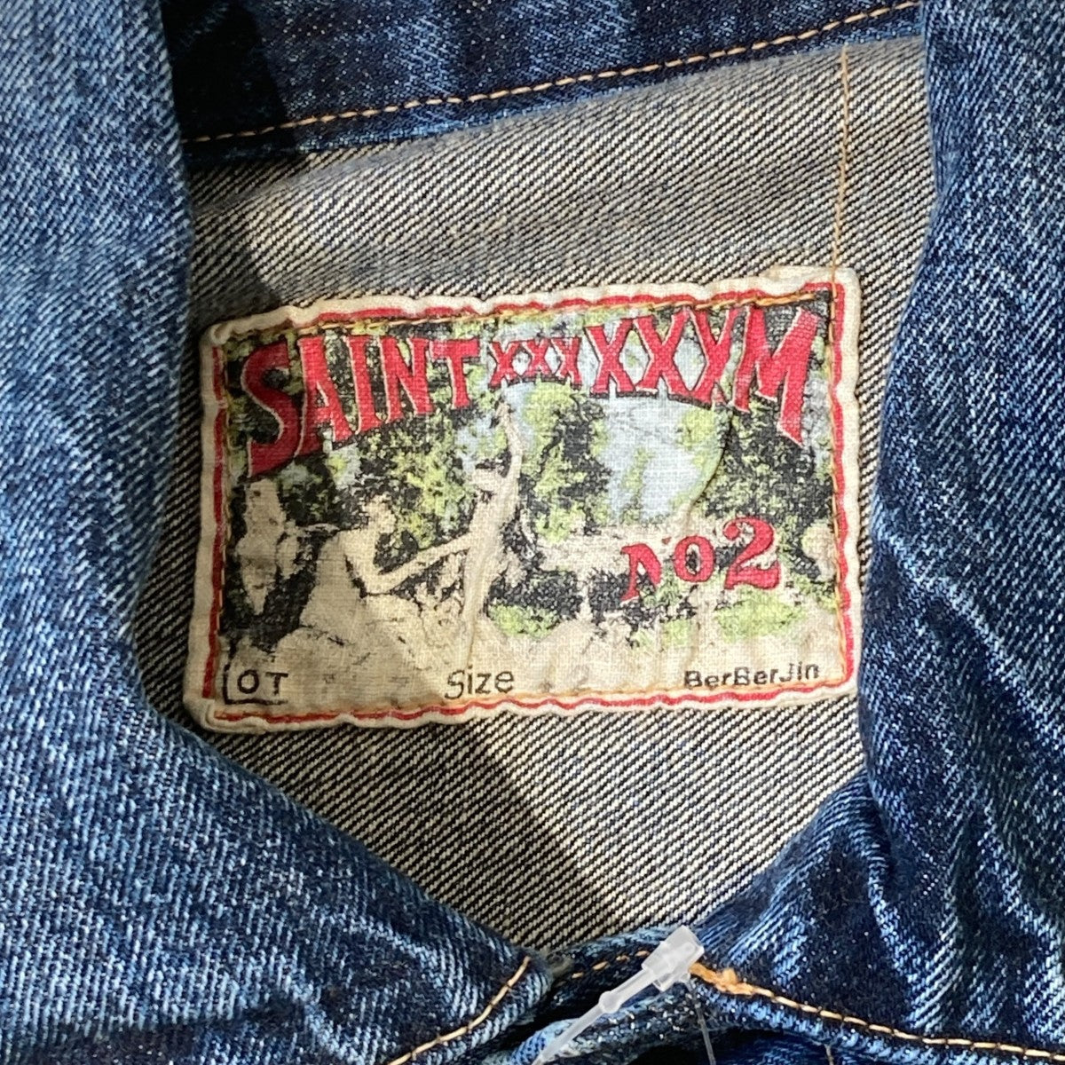 SAINT MICHAEL×BerBerJin 24SSFIRST DENIM JACKETデニムジャケットSM-YS8-0000-C72 古着・中古-4枚目のアイテム画像