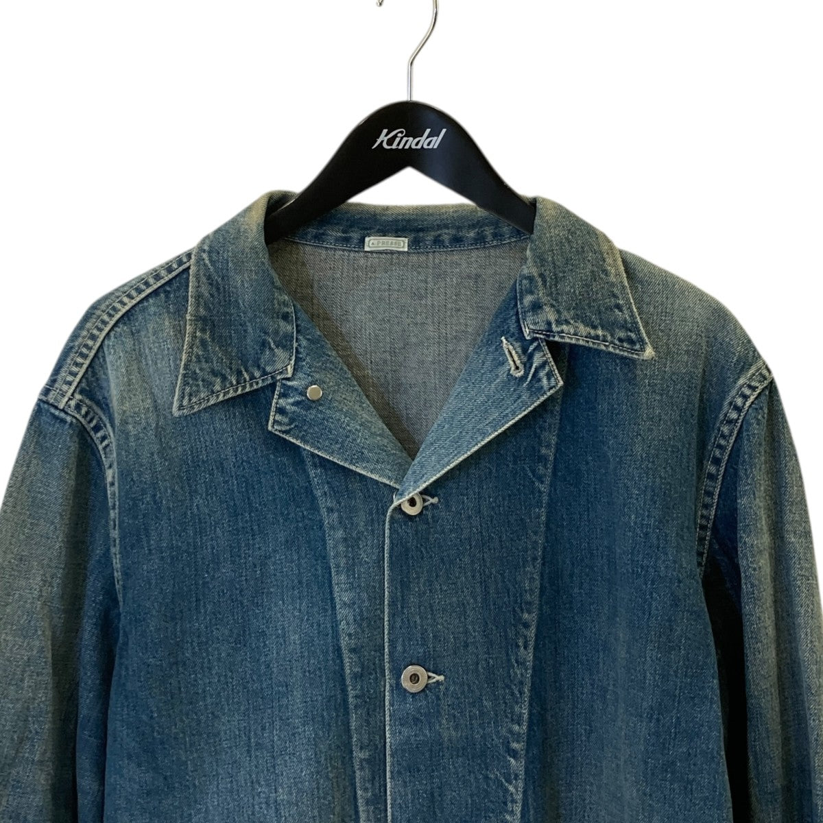 A．PRESSE US Army Vintage Denim Coverallデニムジャケット24AAP-01-37K 古着・中古-2枚目のアイテム画像