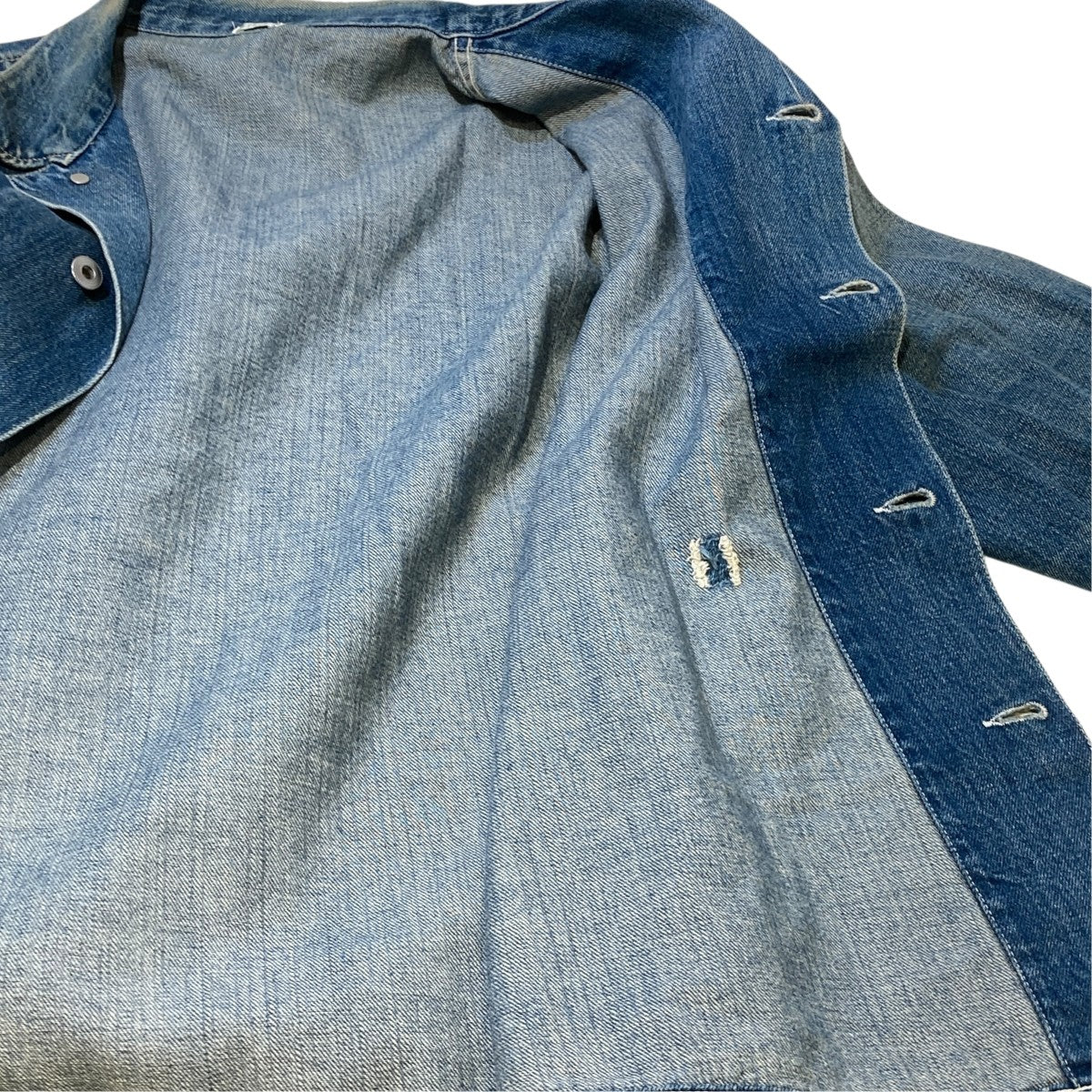 A．PRESSE US Army Vintage Denim Coverallデニムジャケット24AAP-01-37K 古着・中古-7枚目のアイテム画像