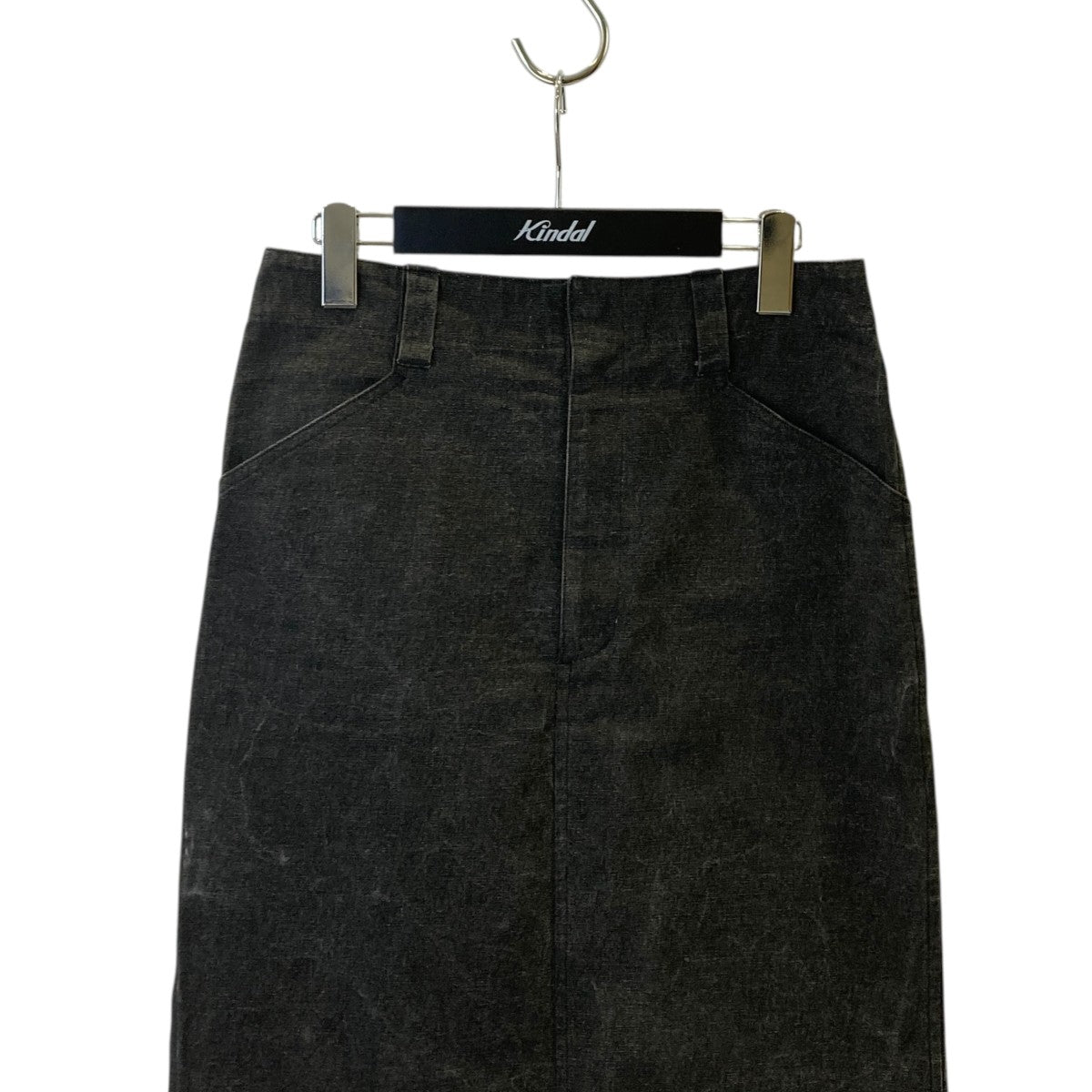 AURALEE WASHED HARD TWIST CANVAS SKIRTロングスカートA24SS07OC 古着・中古-2枚目のアイテム画像