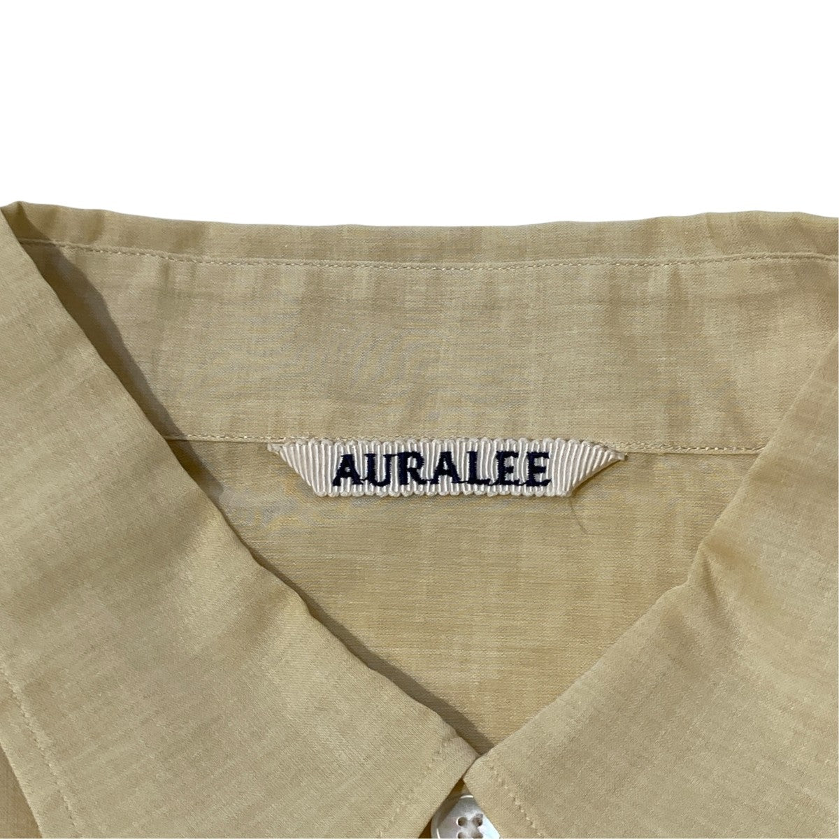 AURALEE HARD TWIST FINX ORGANDY SHIRT長袖シャツA24SS03VO 古着・中古-4枚目のアイテム画像