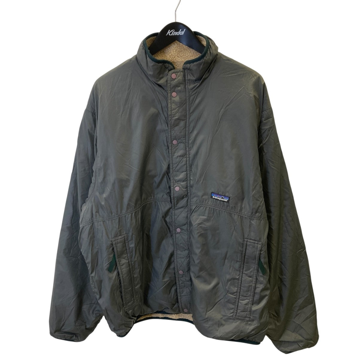 Patagonia 97年製 グリセード USA製 フルジップリバーシブルフリースジャケット29320 古着・中古-1枚目のアイテム画像