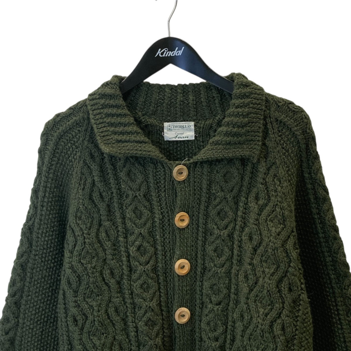 INVERALLAN ニットカーディガン 古着・中古-2枚目のアイテム画像
