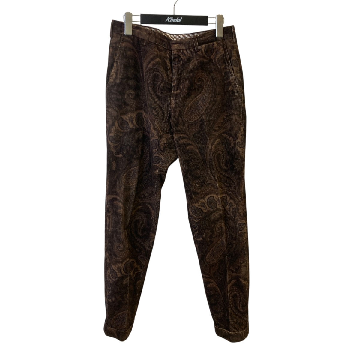 ETRO ペイズリーコーデュロイパンツ 古着・中古-1枚目のアイテム画像