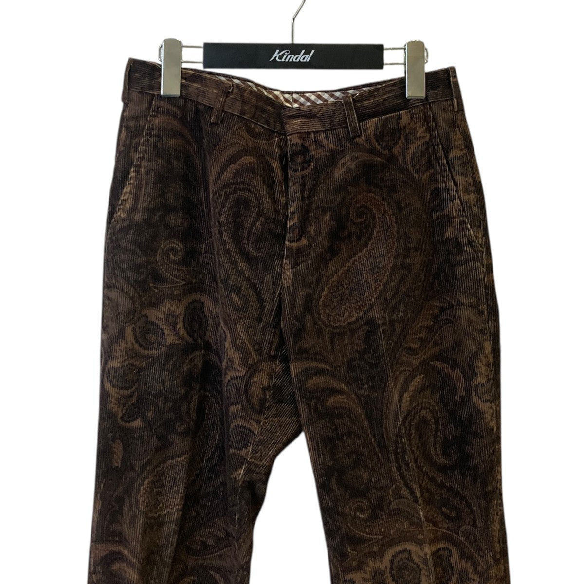 ETRO ペイズリーコーデュロイパンツ 古着・中古-2枚目のアイテム画像