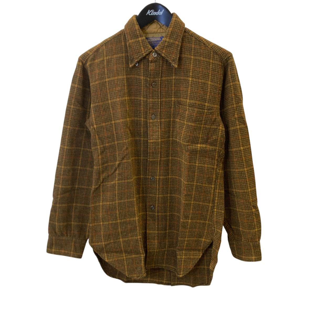 PENDLETON 60s ヴィンテージウールチェックシャツ 古着・中古-1枚目のアイテム画像