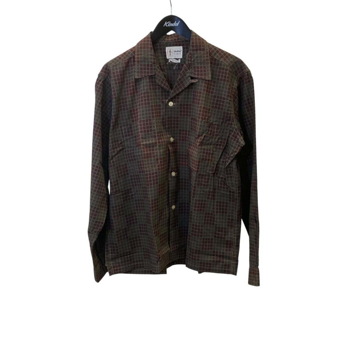 JOCKEY 50s ヴィンテージオープンカラーシャツ 古着・中古-1枚目のアイテム画像