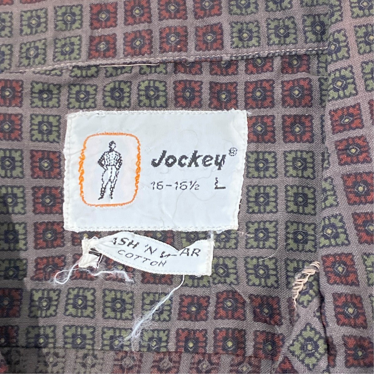 JOCKEY 50s ヴィンテージオープンカラーシャツ 古着・中古-4枚目のアイテム画像