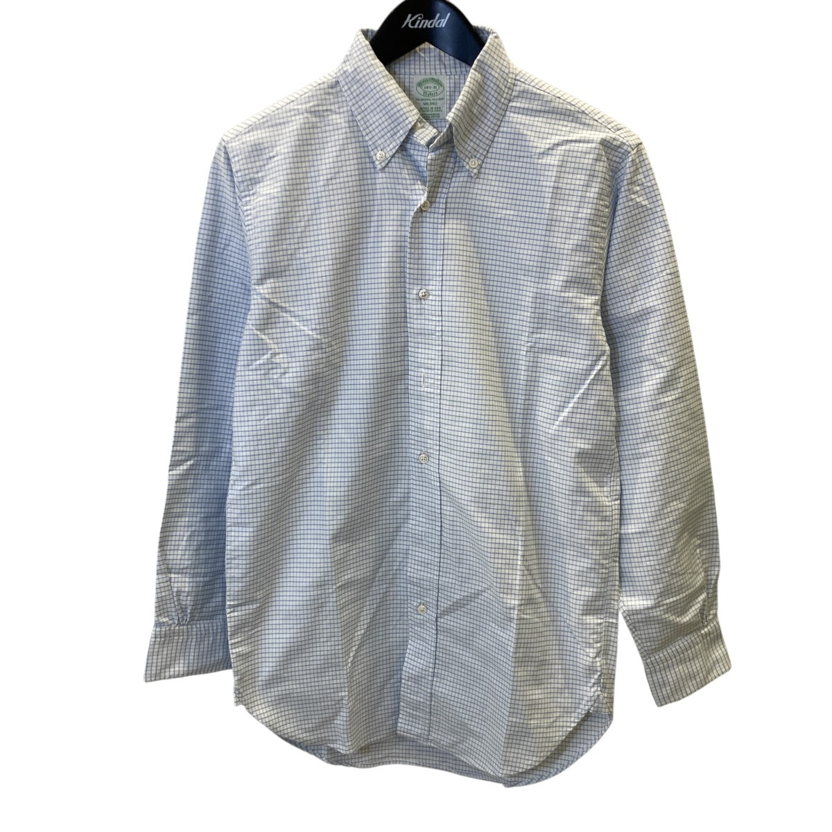 BROOKS BROTHERS USA製 MILANOチェックシャツ 古着・中古-1枚目のアイテム画像