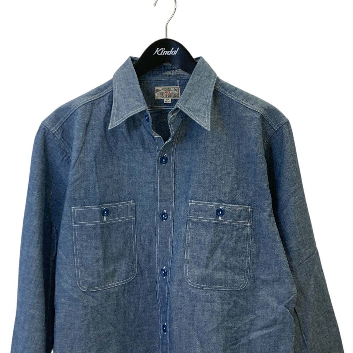 BLUE CHAMBRAY WORK SHIRTシャンブレーシャツBR25995