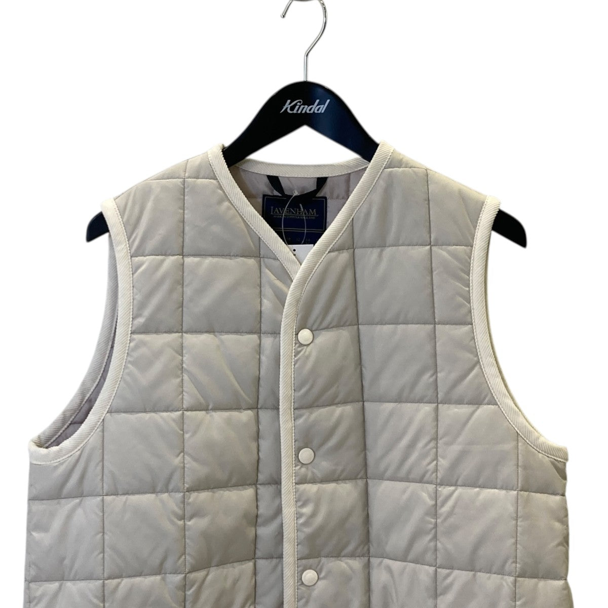 LAVENHAM CONTRAST THORNHAM WOMENSキルティングベストLV6170 P86 古着・中古-2枚目のアイテム画像