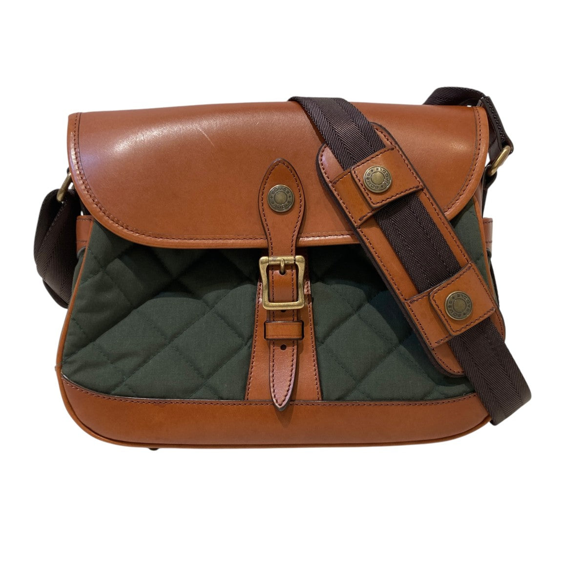 Somes Saddle キルティング レザーショルダーバッグ 古着・中古-1枚目のアイテム画像