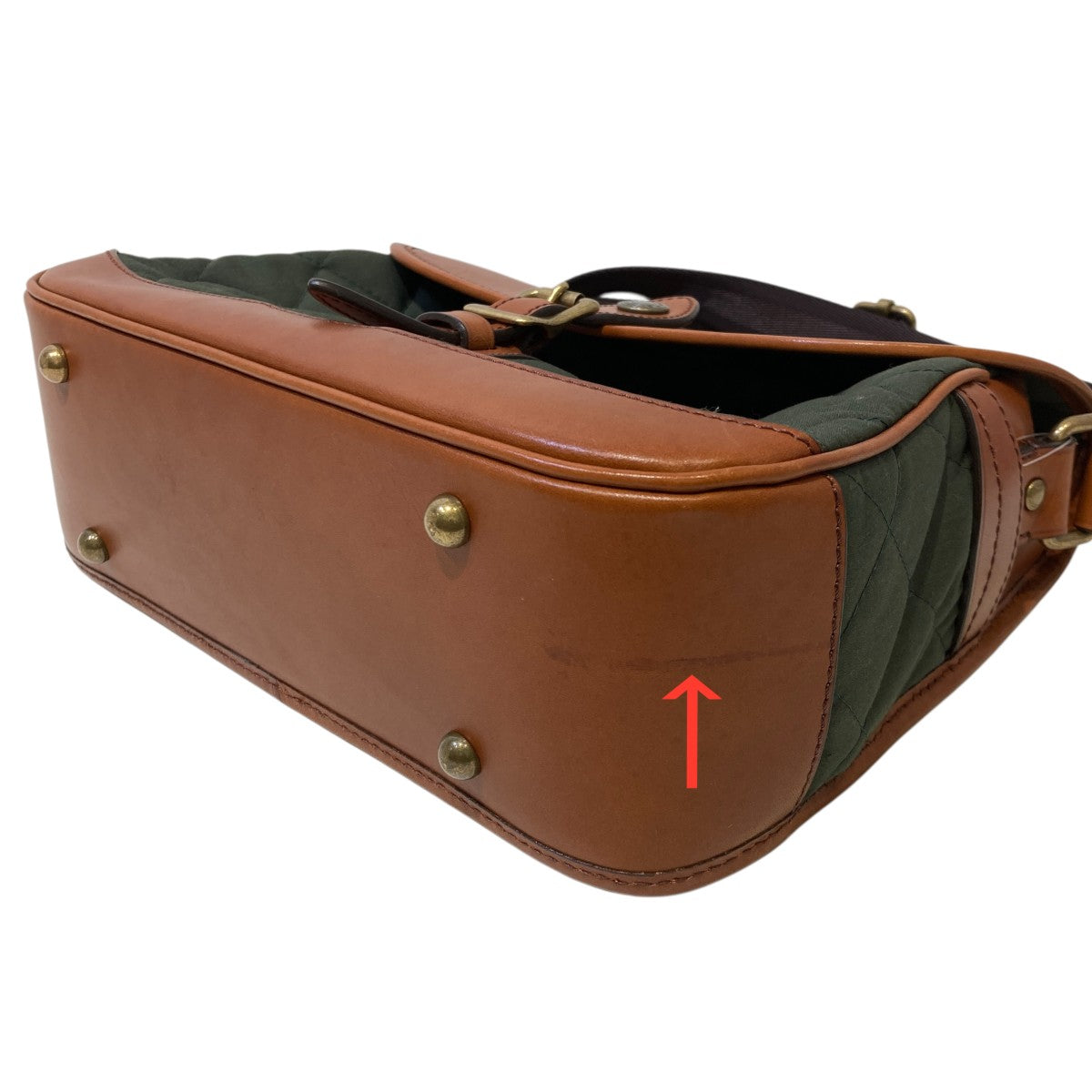 Somes Saddle キルティング レザーショルダーバッグ 古着・中古-4枚目のアイテム画像