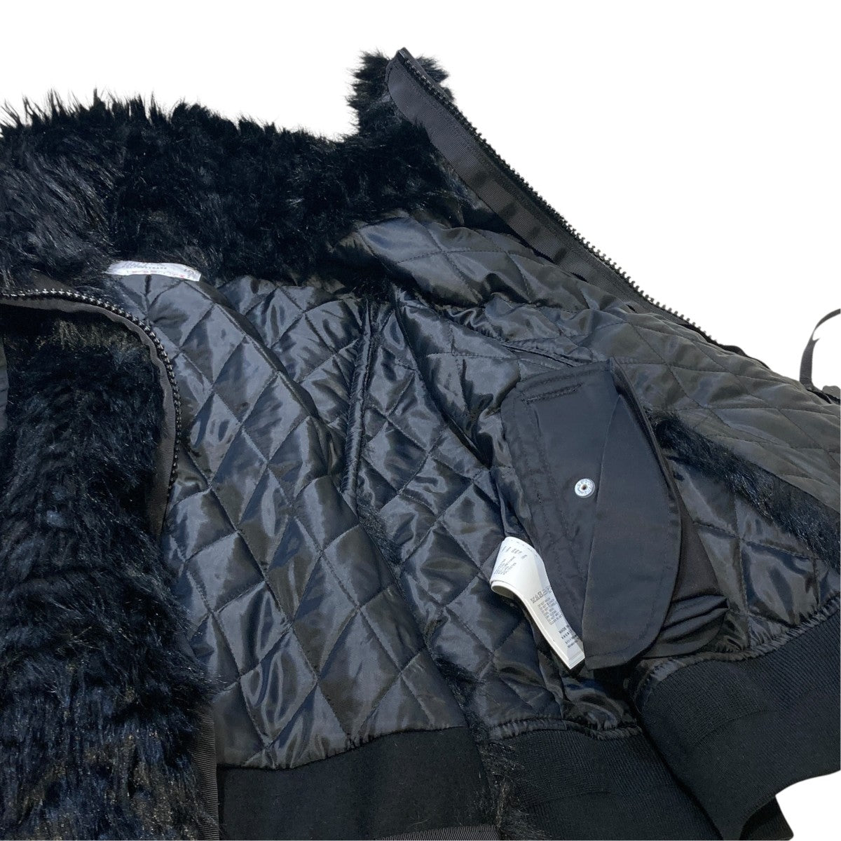 Faux Fur x Nylon Blousonジャケット24-07604