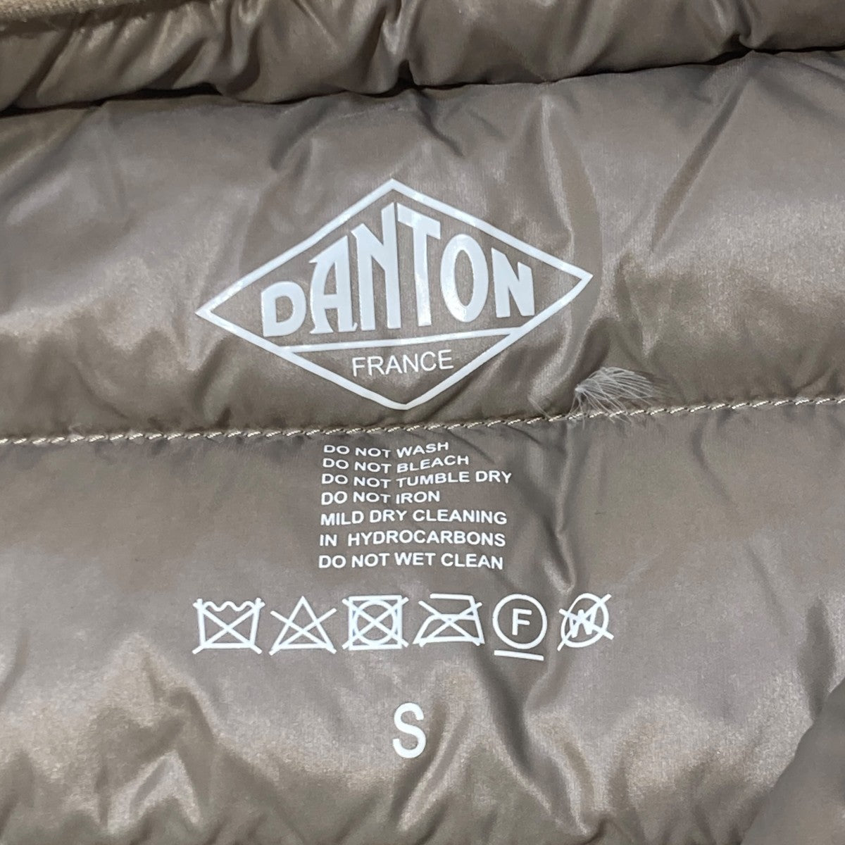 DANTON(ダントン) ダウンベストDT-A0002 DT-A0002 ベージュ サイズ S