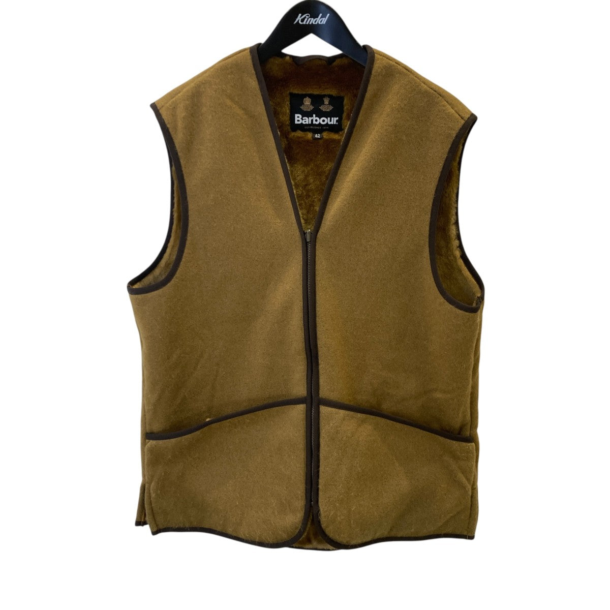 WARM PILE WAISTCOAT ZIPIN LINERリバーシブルベスト232MLI0004