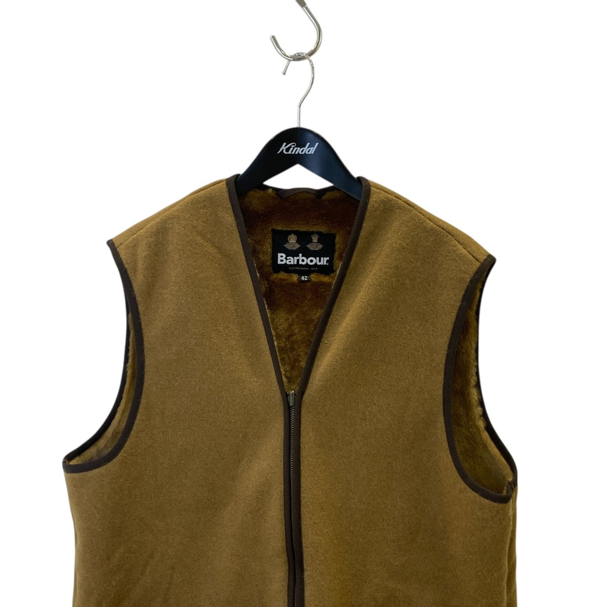 WARM PILE WAISTCOAT ZIPIN LINERリバーシブルベスト232MLI0004