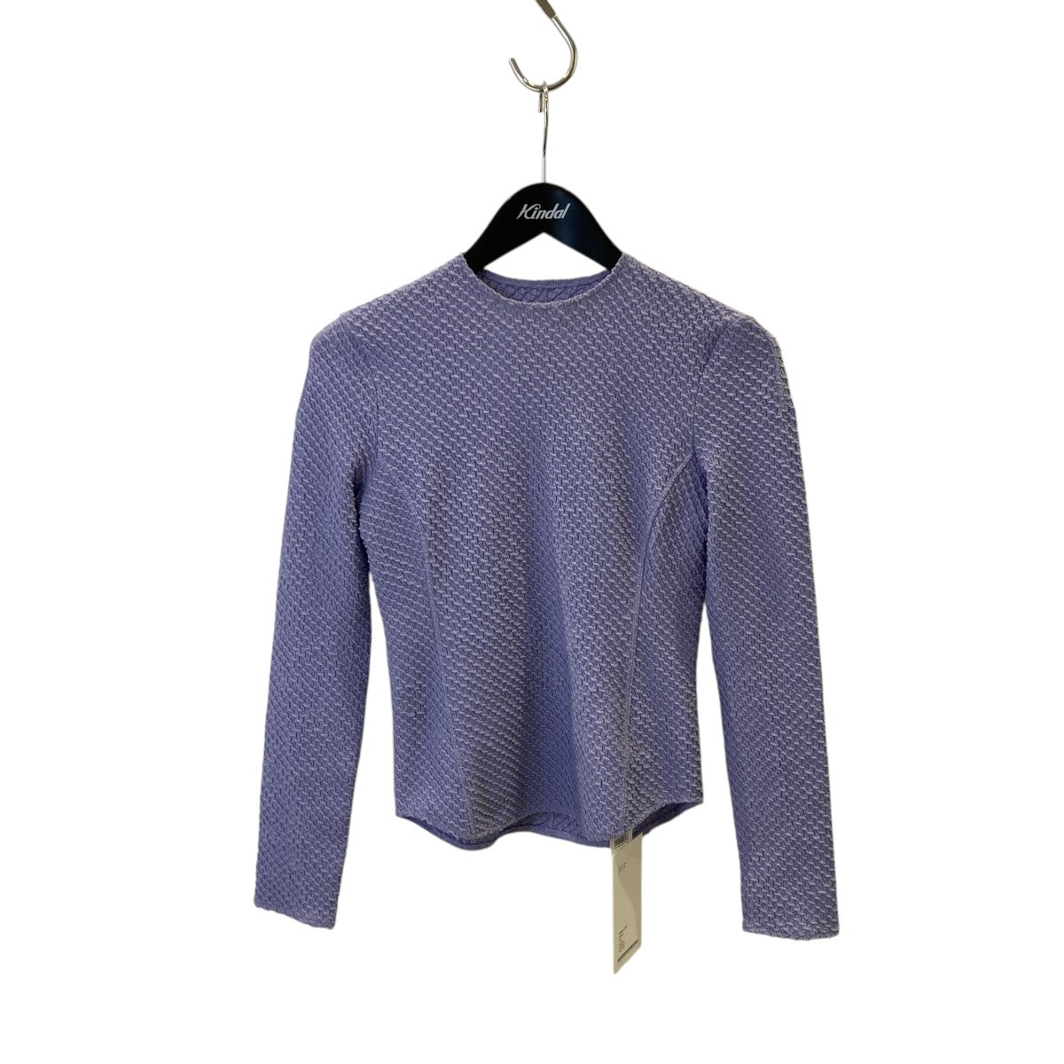 Shirring Jersey Jacquard TopロングスリーブカットソーMM24SS-JS014