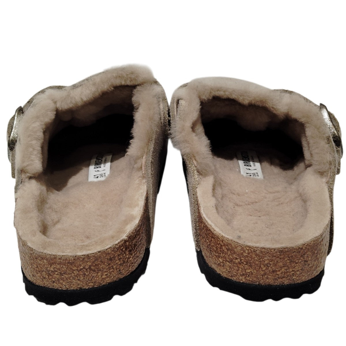BIRKENSTOCK Boston Shearlingサボサンダル 古着・中古-5枚目のアイテム画像