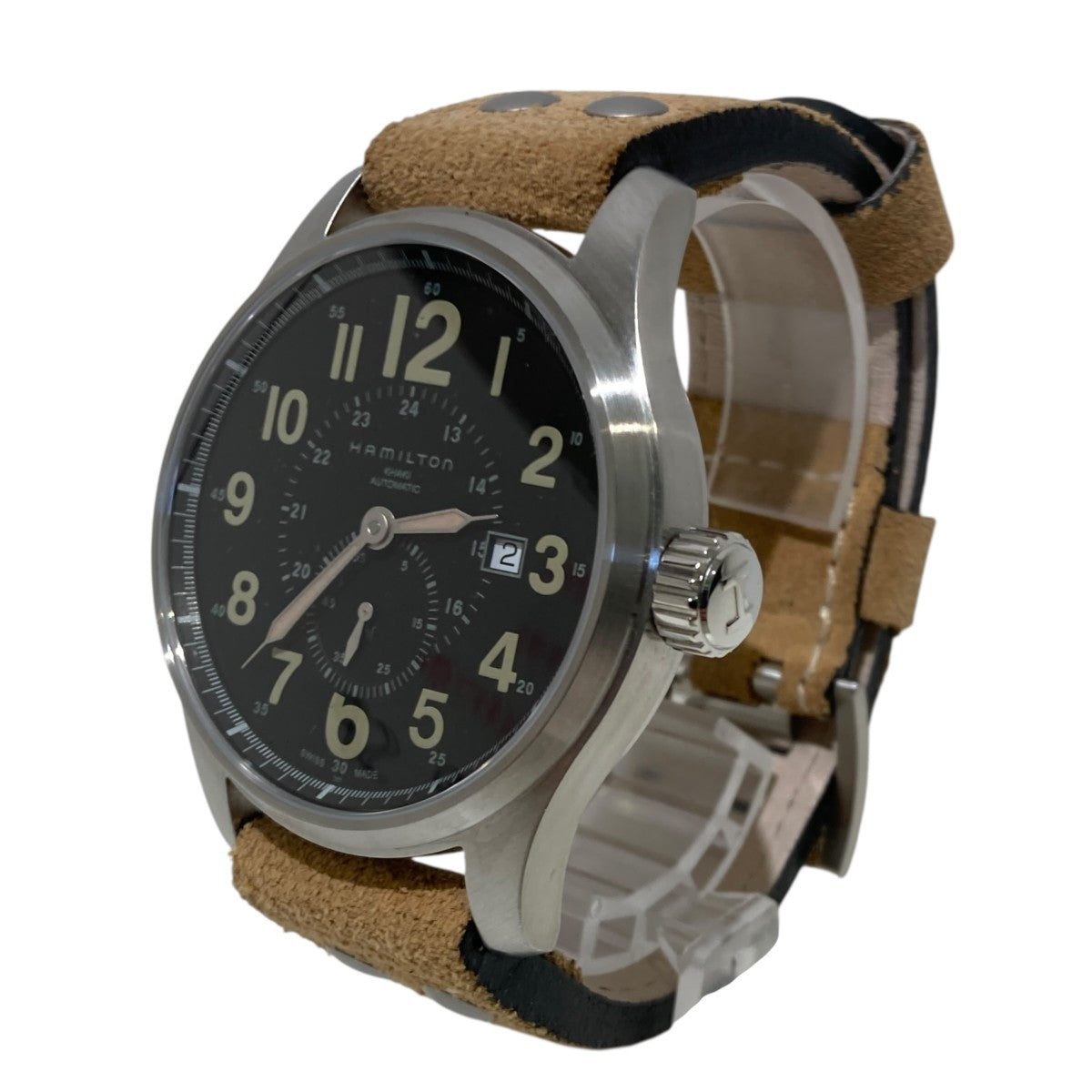 HAMILTON カーキ フィールド オフィサー オート腕時計H706550 古着・中古-1枚目のアイテム画像