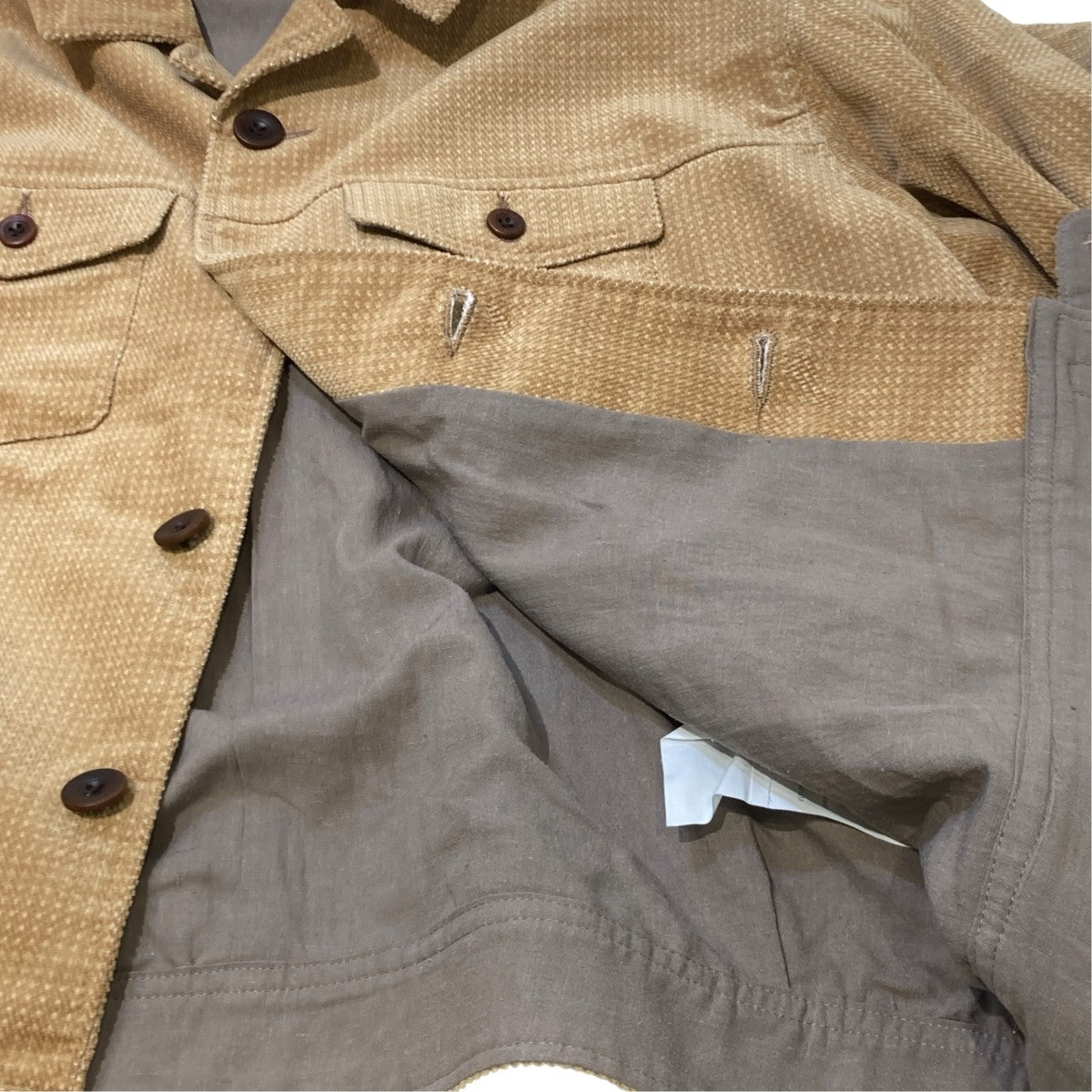 Dobby Corduroy Cropped Jacketジャケット13-2ND-JK03-COVIN3