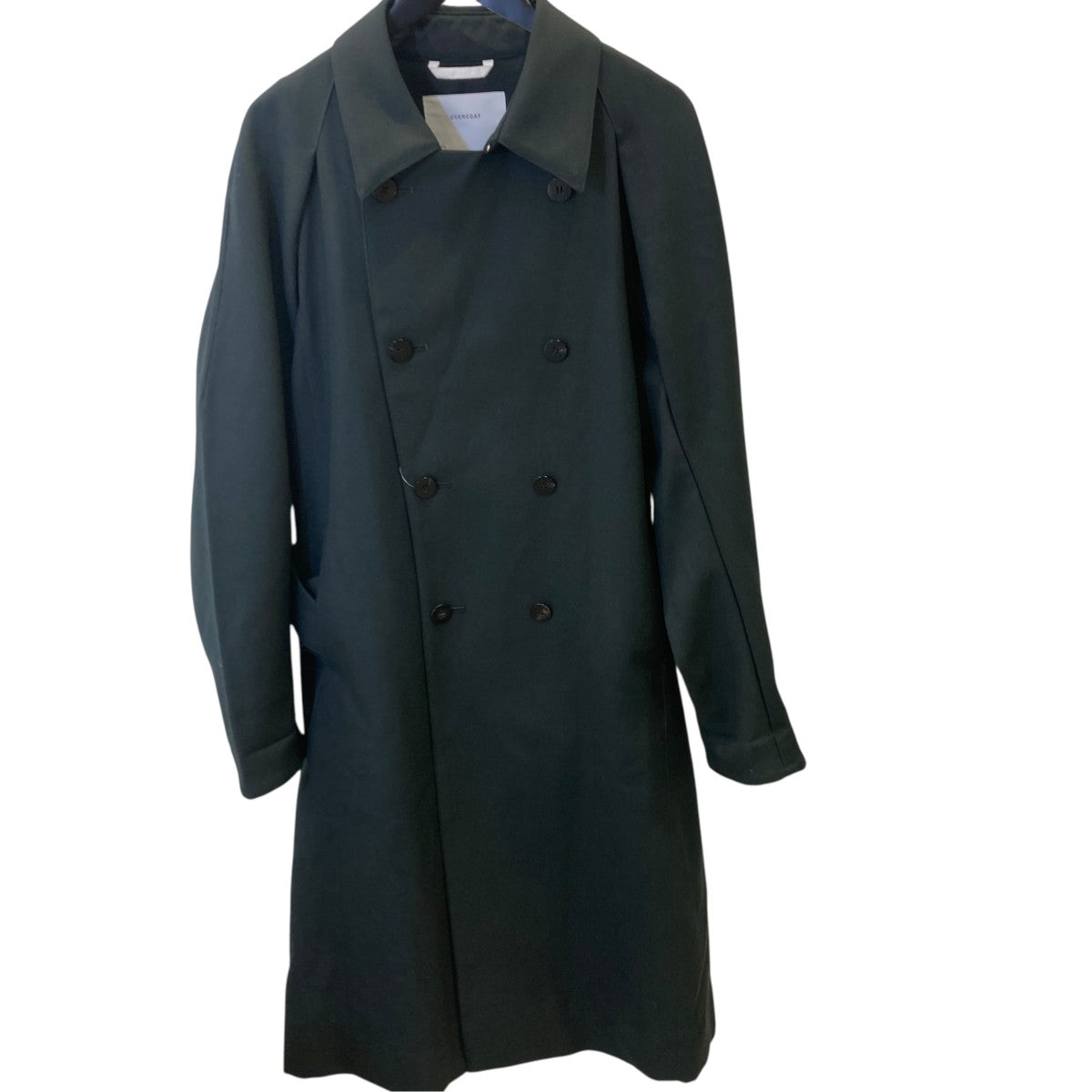 RAGRAN SLEEVE OVERCOAT WITH TWO WAY COLLAR IN WOOL SERGEトレンチコートC04TTL-NKF