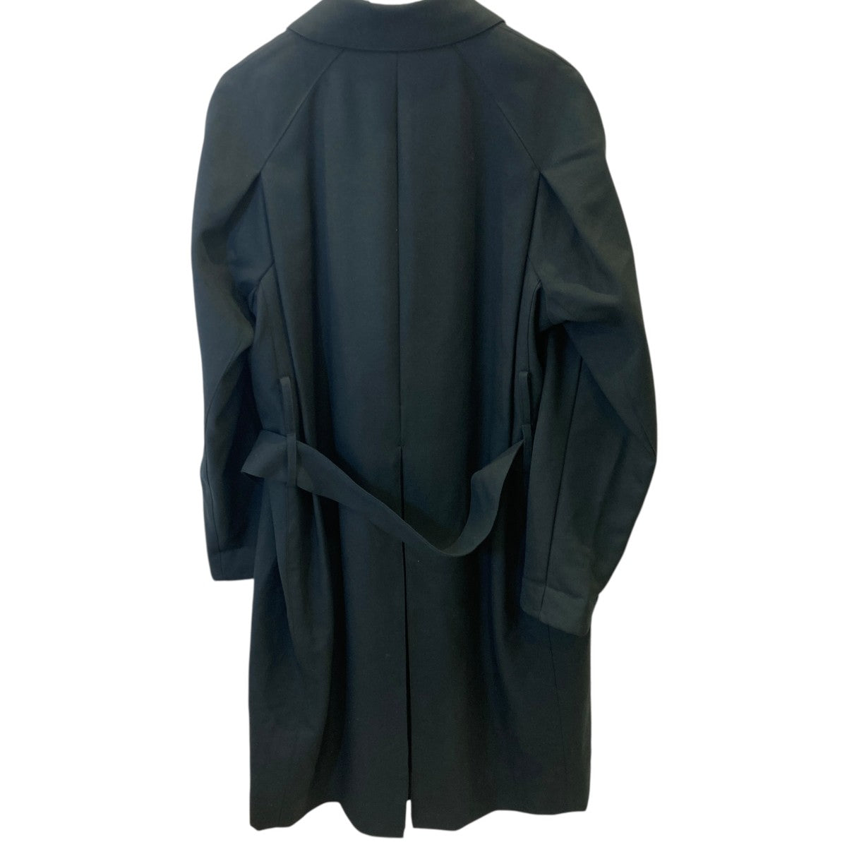 RAGRAN SLEEVE OVERCOAT WITH TWO WAY COLLAR IN WOOL SERGEトレンチコートC04TTL-NKF