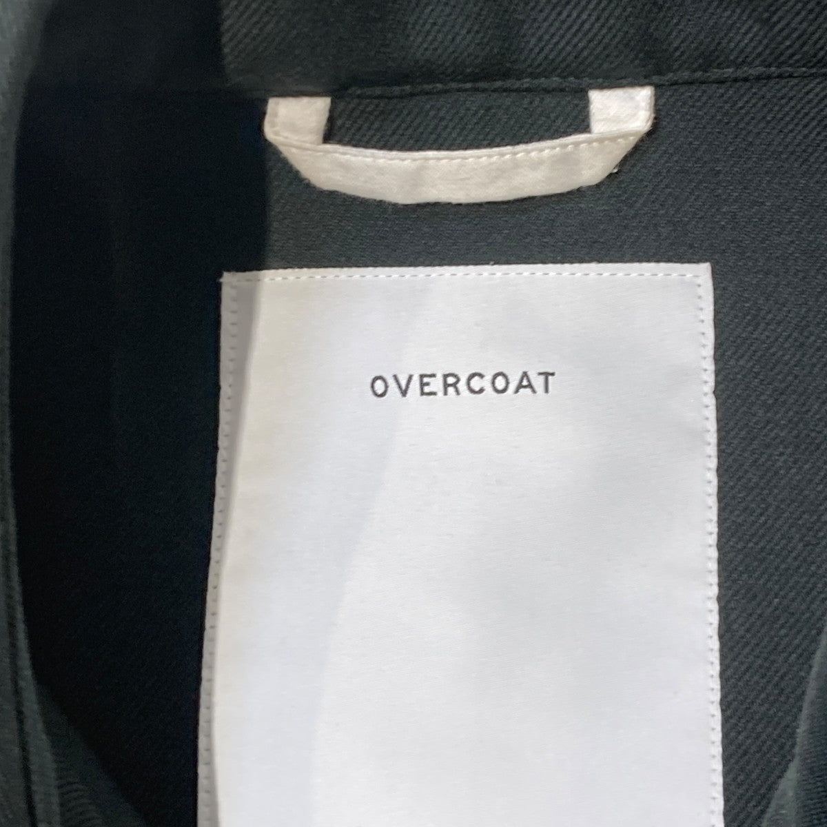 RAGRAN SLEEVE OVERCOAT WITH TWO WAY COLLAR IN WOOL SERGEトレンチコートC04TTL-NKF