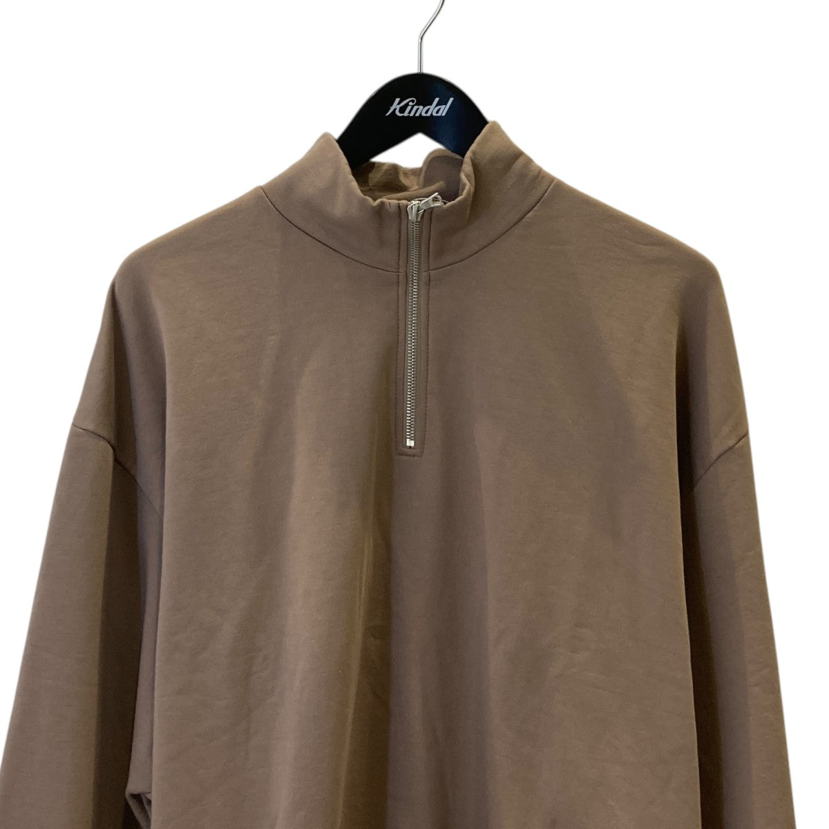 ELASTIC HIGH GAUGE SWEAT HALF ZIP P OハーフジップスウェットA24AP01NU