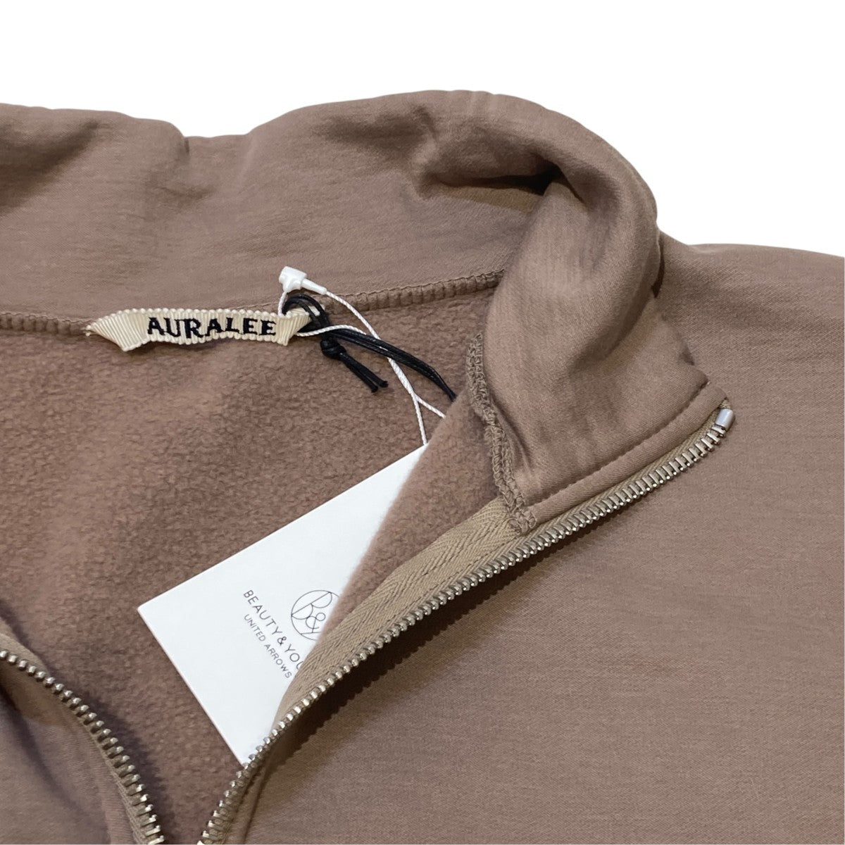 ELASTIC HIGH GAUGE SWEAT HALF ZIP P OハーフジップスウェットA24AP01NU