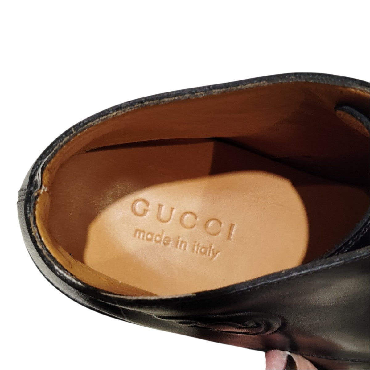 GUCCI インターロッキングチャッカーブーツ141473 古着・中古-10枚目のアイテム画像