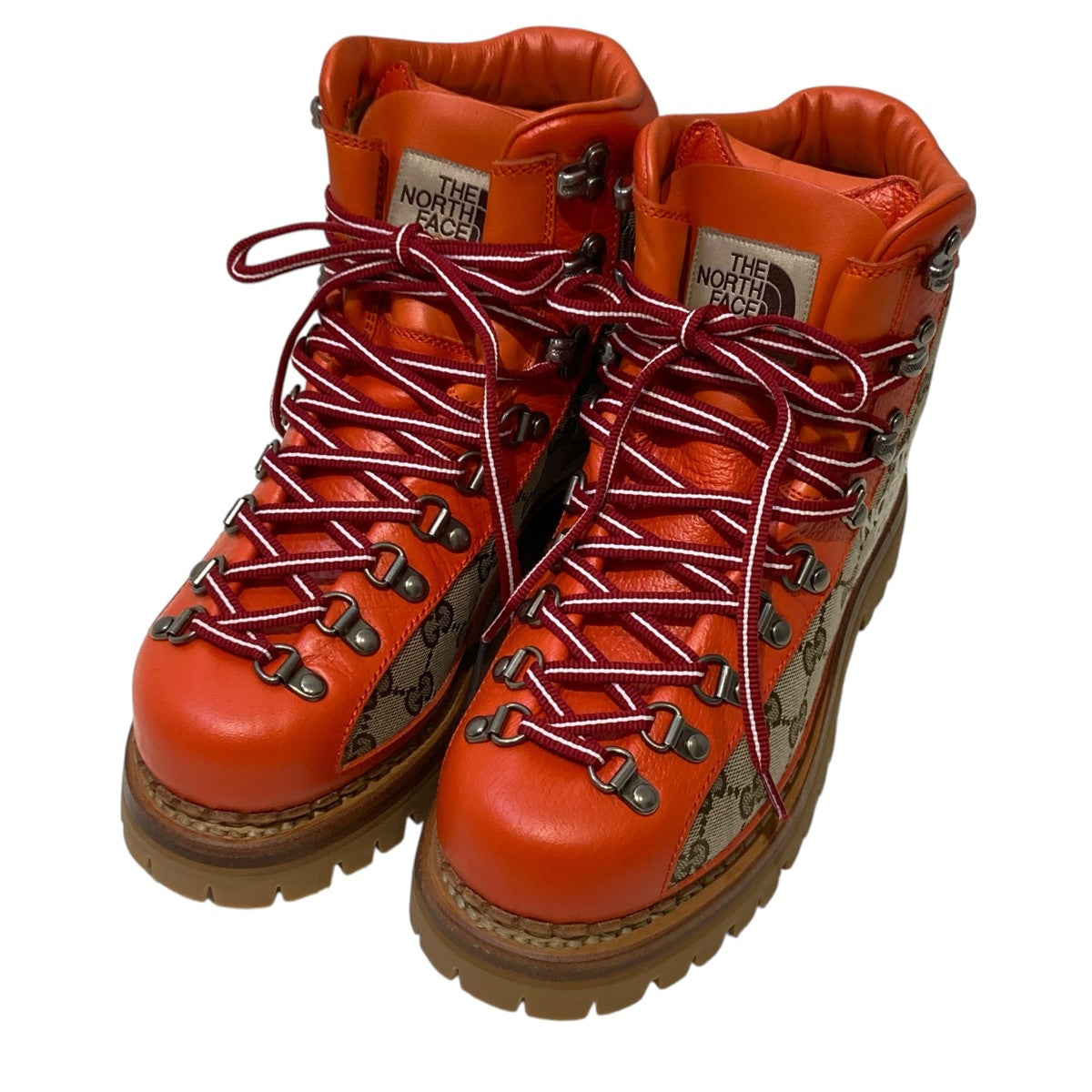 GUCCI×THE NORTH FACE GGキャンバス トレッキングブーツ679927 古着・中古-1枚目のアイテム画像