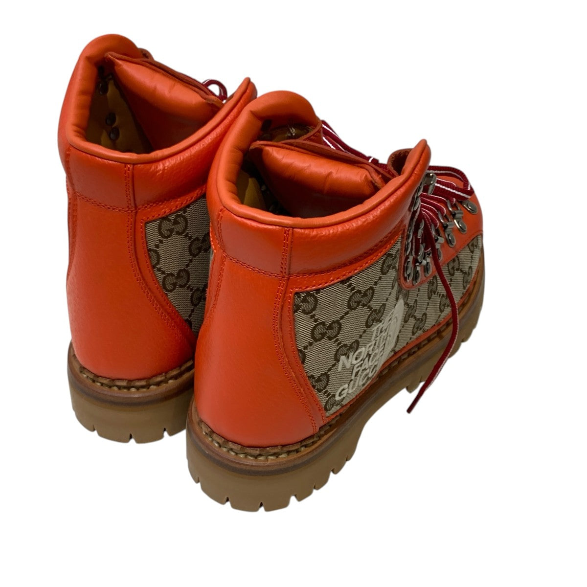 GUCCI×THE NORTH FACE GGキャンバス トレッキングブーツ679927 古着・中古-2枚目のアイテム画像